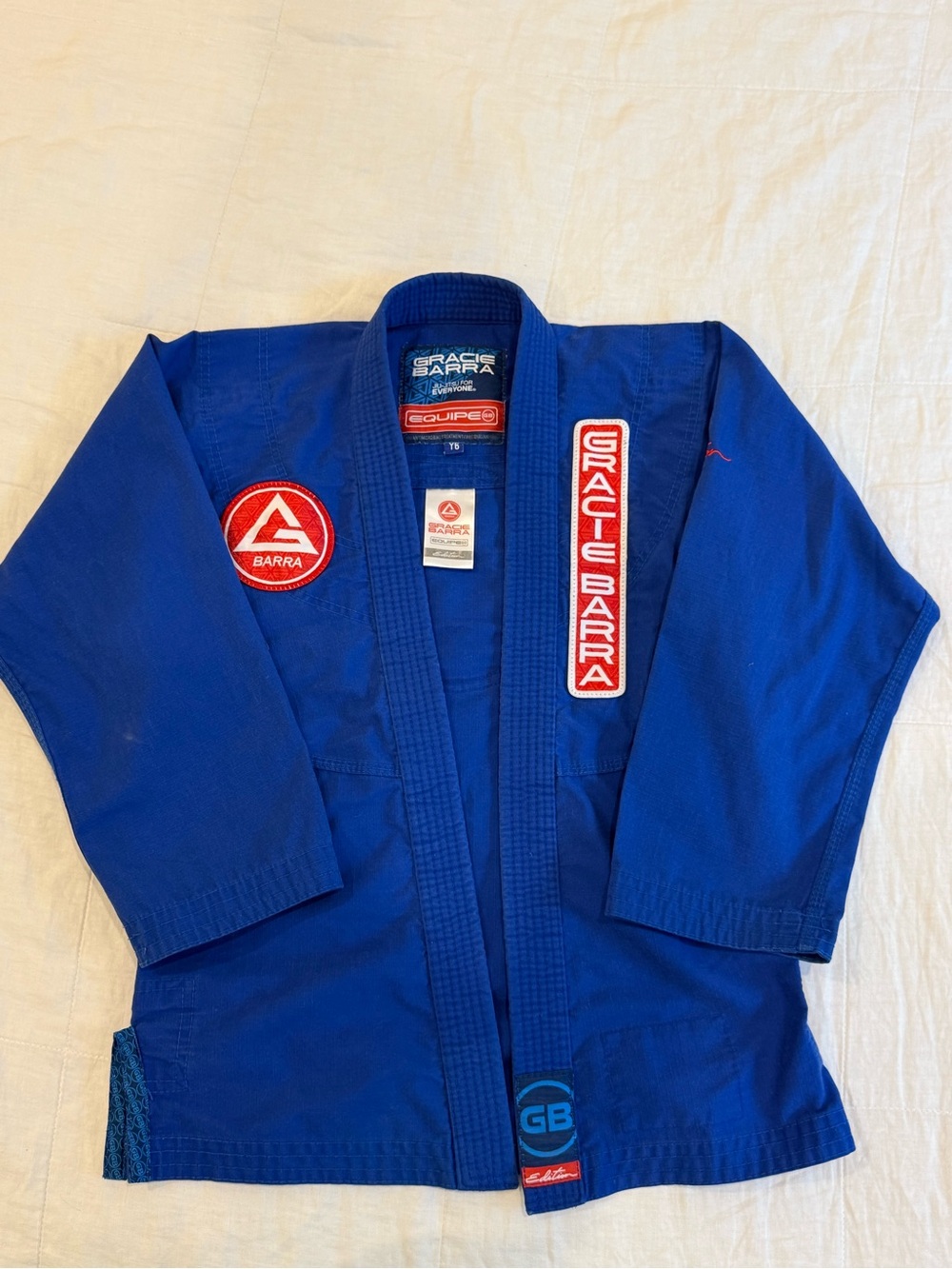 Gracie Barra Kids Blue Jiu-Jitsu Jacket